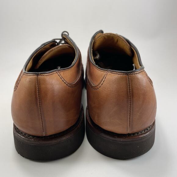 Allen Edmonds Stockbridge Split Toe Derby Shoes Brown Leather Mens 10 EEE Walnut main image 12